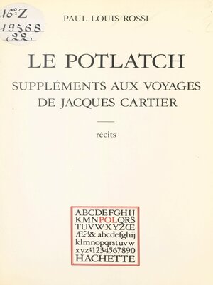 cover image of Le potlatch